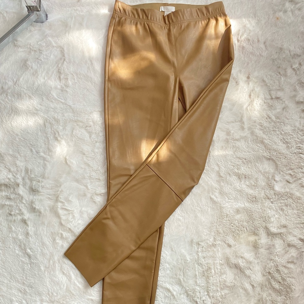H&M Faux leather leggings / Size 8